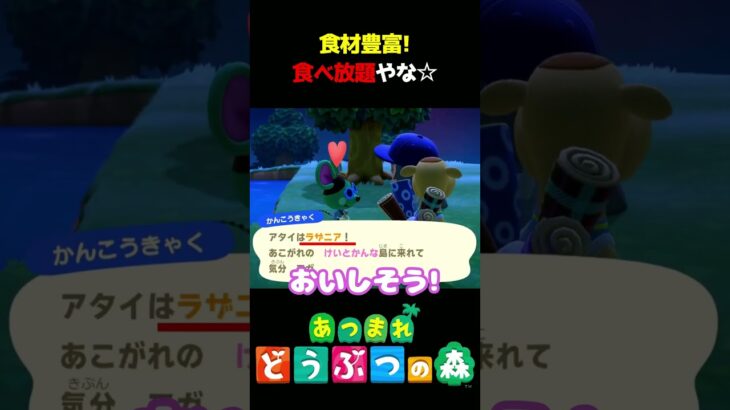 【あつ森】食材豊富!!食べ放題～☆