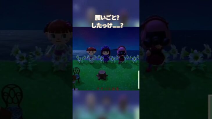 リスナーさんと待ちに待ったよ^_^;ｗ #あつ森#流れ星#願い事