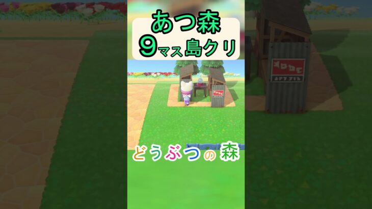 【あつ森９マス島クリ】占いできるお店を自分の島にもつくりたい！【あつまれどうぶつの森】#あつ森 #あつまれどうぶつの森