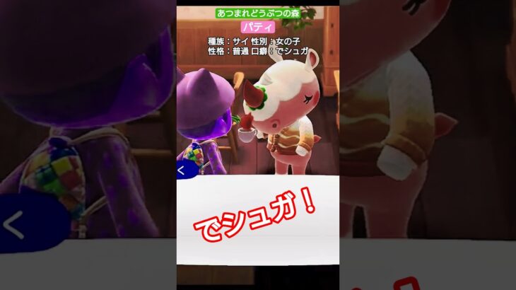 【#あつ森 】パティ【#あつまれどうぶつの森 】