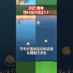 川と池を作り分ける方法 【あつ森】@ほのげ