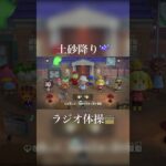 【あつまれどうぶつの森】土砂降りラジオ体操　第一 #あつ森