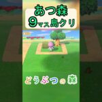 【あつ森９マス島クリ】簡単にネコとピクニックができる島クリ！【あつまれどうぶつの森】#あつ森 #あつまれどうぶつの森