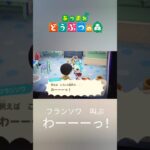 【あつ森】フランソワ　叫ぶ　「わーーーっ！」