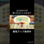 あつ森　カブのサラダ売ったらいくらかな？　　#vlog #あつ森 #あつまれどうぶつの森 #こはくちゃんねる2424   #毎日更新　毎日更新中　 金を稼ぐ