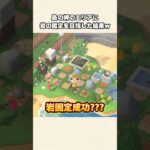 【あつ森】岬の岩固定に挑戦した末路がこちらw【あつまれどうぶつの森】#shorts #あつ森