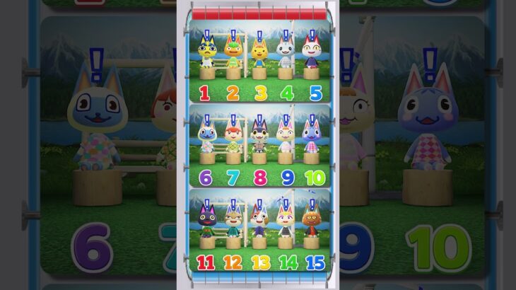 【あつ森クイズ】第14問！仲間はずれは何番でしょう？？ #あつ森 #けけアイドル #animalcrossing #あつまれどうぶつの森