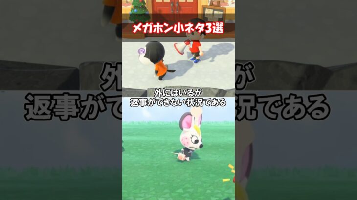 メガホンの小ネタ3選 【あつ森】@ほのげ