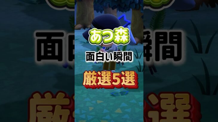 あつ森面白い瞬間厳選5選 #あつまれどうぶつの森 #あつ森 #shorts #ゲーム実況