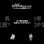 あつ森｜6月後半の住民マイデザTOP3！