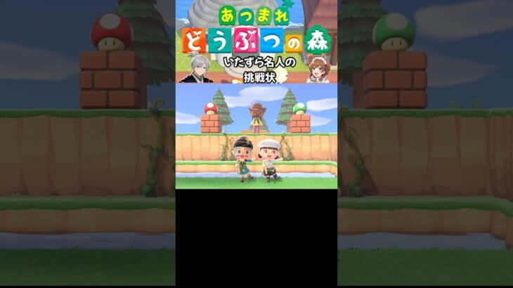 【あつ森】いたずら名人の挑戦状 #acnh #animalcrossing #あつ森 #あつまれどうぶつの森