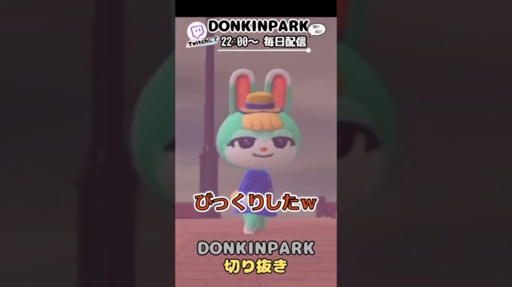 【あつ森】ミッチェルの動作にビビる【あつまれどうぶつの森】 #どうぶつの森  #animalcrossing   #twitch #switch2