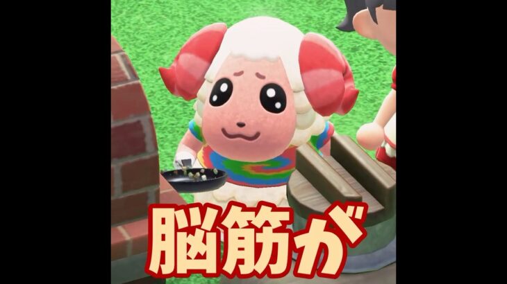 【あつ森】誰でも作れちゃう？！脳筋クッキング♪ #shorts #あつ森 #あつまれどうぶつの森