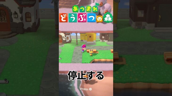 【あつ森┆小ネタ】住民が座ろうとした瞬間にベンチを動かしたらどうなる…？ #shorts #あつ森 #あつまれどうぶつの森
