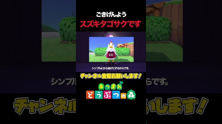 【スズキタゴサク構文】あつ森にもこいつがいたんだけど #shorts