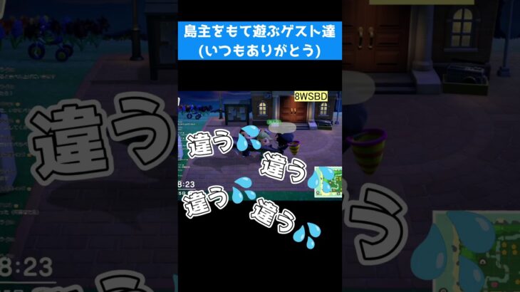【あつ森】もて遊ばれる島主 #あつまれどうぶつの森 #ゲーム実況 #shorts