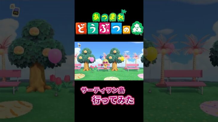 【あつ森】サーティワン島に行ってみた