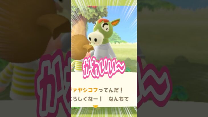 ひょうたんみたいな第一村人 #あつ森 #ゲーム実況