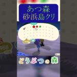 【あつ森砂浜島クリ】簡単に砂浜の「たき火」で癒される島クリ！【あつまれどうぶつの森】#あつ森 #あつまれどうぶつの森