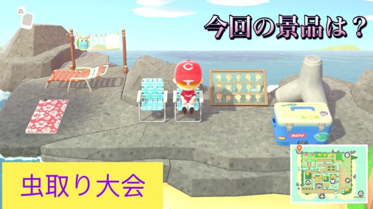 あつ森　恒例の虫取り大会が楽しかったが…貰えた商品は○○だった