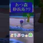 【あつ森砂浜島クリ】簡単に砂浜でジュースを飲みながら、まったりする場所を作る島クリ！【あつまれどうぶつの森】#あつ森 #あつまれどうぶつの森