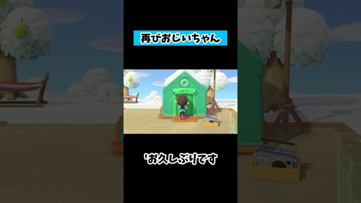 あつ森おじいちゃん再来