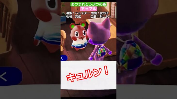 【#あつ森 】アップル【#あつまれどうぶつの森 】