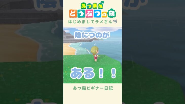 【あつ森】影につの…！！！大物の予感にどきどき🎣#あつまれどうぶつの森