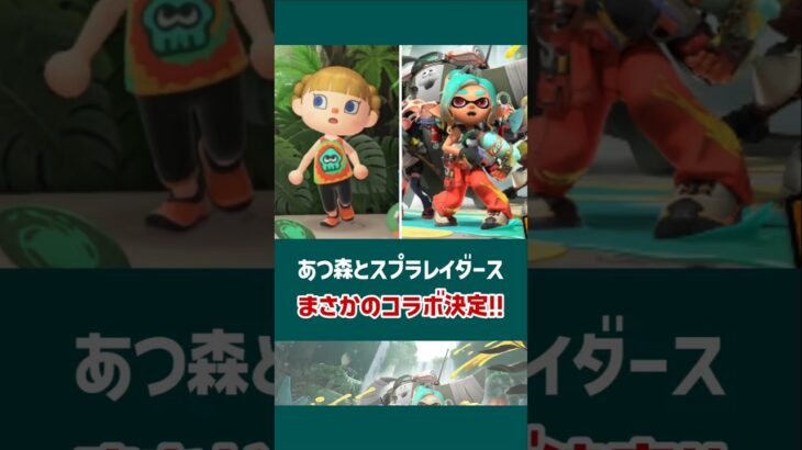 あつ森とスプラレイダース、まさかのコラボ決定！！【あつまれ どうぶつの森】【スプラトゥーン レイダース】#あつ森 #あつまれどうぶつの森 #スプラトゥーンレイダース