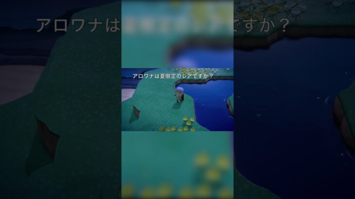 あつ森でなんかすごい魚釣れた#あつ森