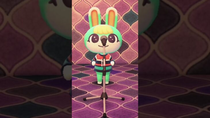[あつ森］ミッチェルがけけメタルを歌ってるところ