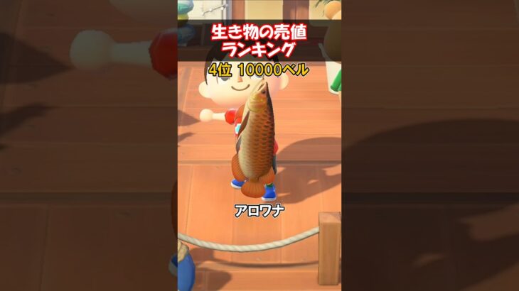 生き物の売値ランキングを知りたい！ 【あつ森】@ほのげ