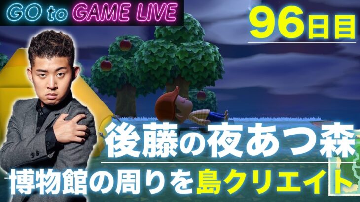【後藤の夜あつ森】博物館周りのクリエイトです