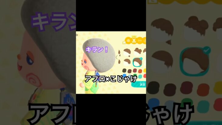 アフロ✖︎コジャケは神 #あつ森 #ねっぺぺちゃんねる #あつまれどうぶつの森