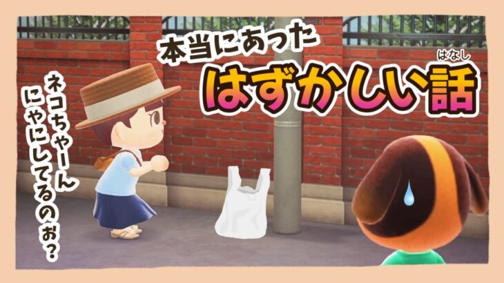【あつ森アニメ】思い出すだけで赤面⋯本当にあった恥ずかしい話【あつまれどうぶつの森】