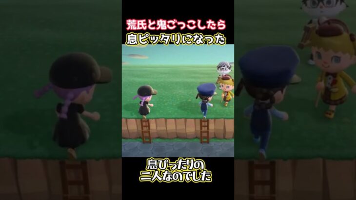 荒氏と鬼ごっこしたら息ピッタリになった#あつ森