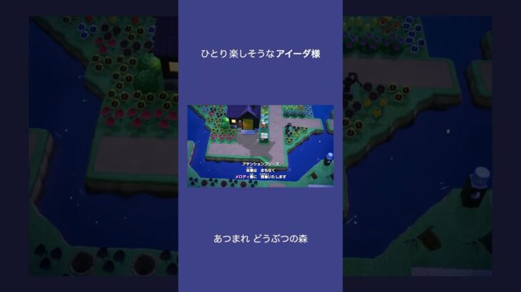 【あつ森】ひとり楽しそうなアイーダ様