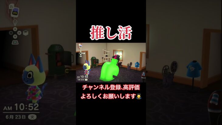 推し活っていいよね。#あつまれどうぶつの森 #あつ森 #どうぶつの森 #推し活  #実況プレイ #ゲーム実況