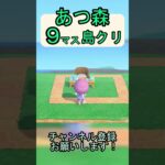 【あつ森９マス島クリ】簡単にアイスキャンディーを使った、涼しくなりそうな島クリ！【あつまれどうぶつの森】#あつ森 #あつまれどうぶつの森