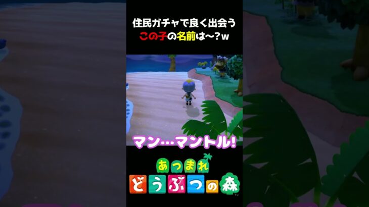 【あつ森】住民ガチャでよく出会うこの子の名前は…?!