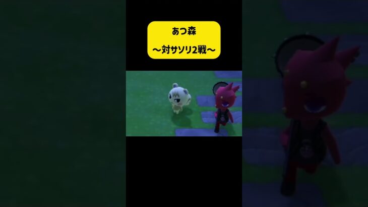 ダッシュ中突然出会うと焦る #あつ森