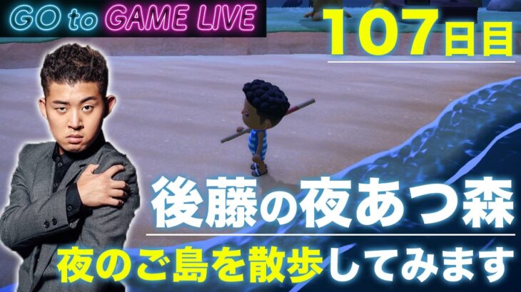 【後藤の夜あつ森】ご島をぶらぶらしてみます