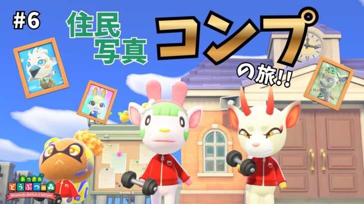 住民の写真をすべてコンプを目指す旅！！！＃６ 【あつ森】