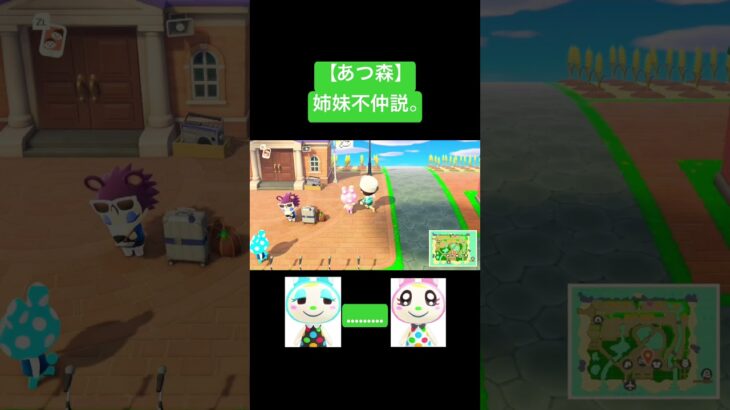 【あつ森】姉妹不仲説。 #あつ森 #けけアイドル #とたけけ #住民厳選 #ミッチェル #ジュン #ちゃちゃまる #ニンテンドー #あつまれどうぶつの森 #あつ森vlog #トモコレ