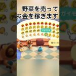 【あつ森】野菜売って稼ぎます　#vlog #あつ森 #あつまれどうぶつの森 #こはくちゃんねる2424   #毎日更新　毎日更新中