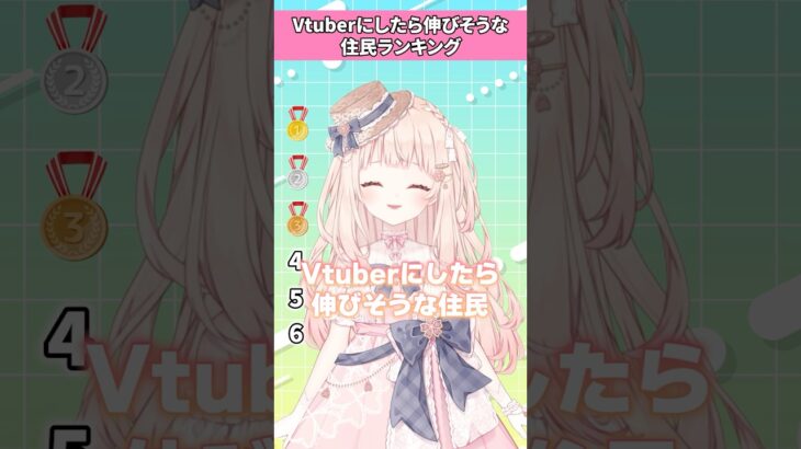 【あつ森格付け】無人島に1人だけ連れて行きたい住民は？ #あつ森 #新人Vtuber #vtuber #咲坂つむぎ #shorts