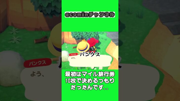 【あつ森】最初はマイル旅行券10枚で決めるつもりだったんです..   |shorts