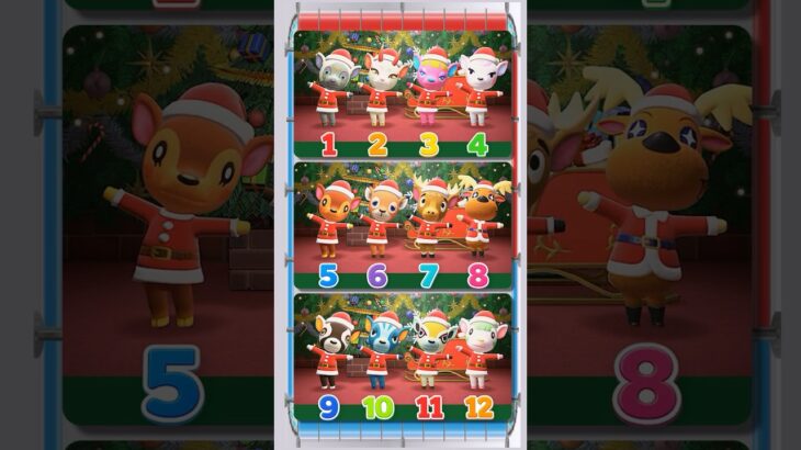 【あつ森クイズ】第20問！仲間はずれは何番かな？？ #あつ森 #けけアイドル #animalcrossing #あつまれどうぶつの森