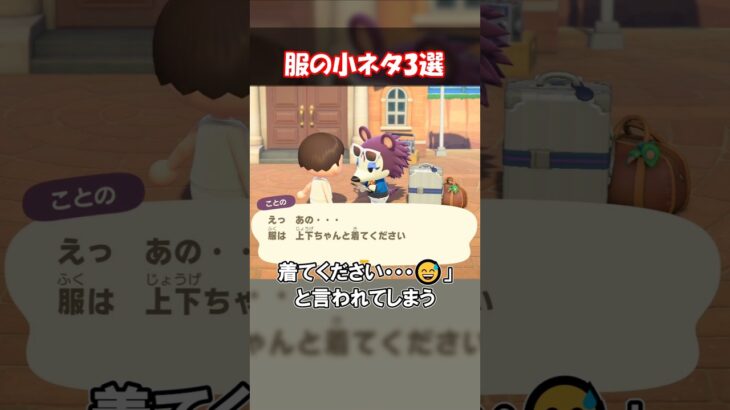 服装の小ネタ3選😅 【あつ森】@ほのげ