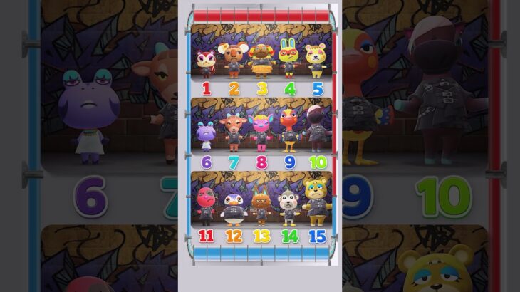 【あつ森クイズ】第30問！仲間はずれは何番でしょう？ #あつ森 #けけアイドル #animalcrossing #あつまれどうぶつの森